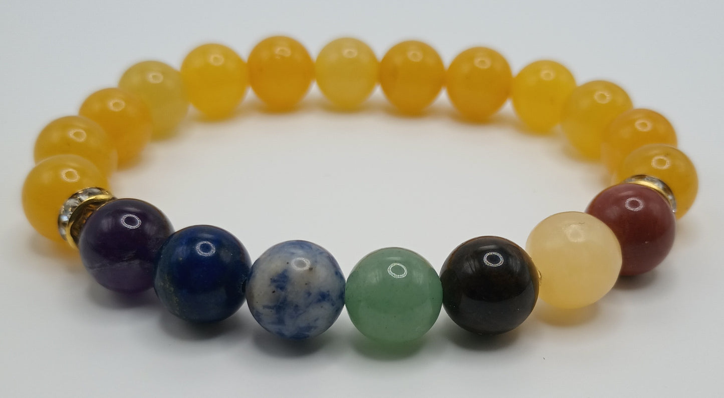 10mm Single Chakra Energy Bracelets