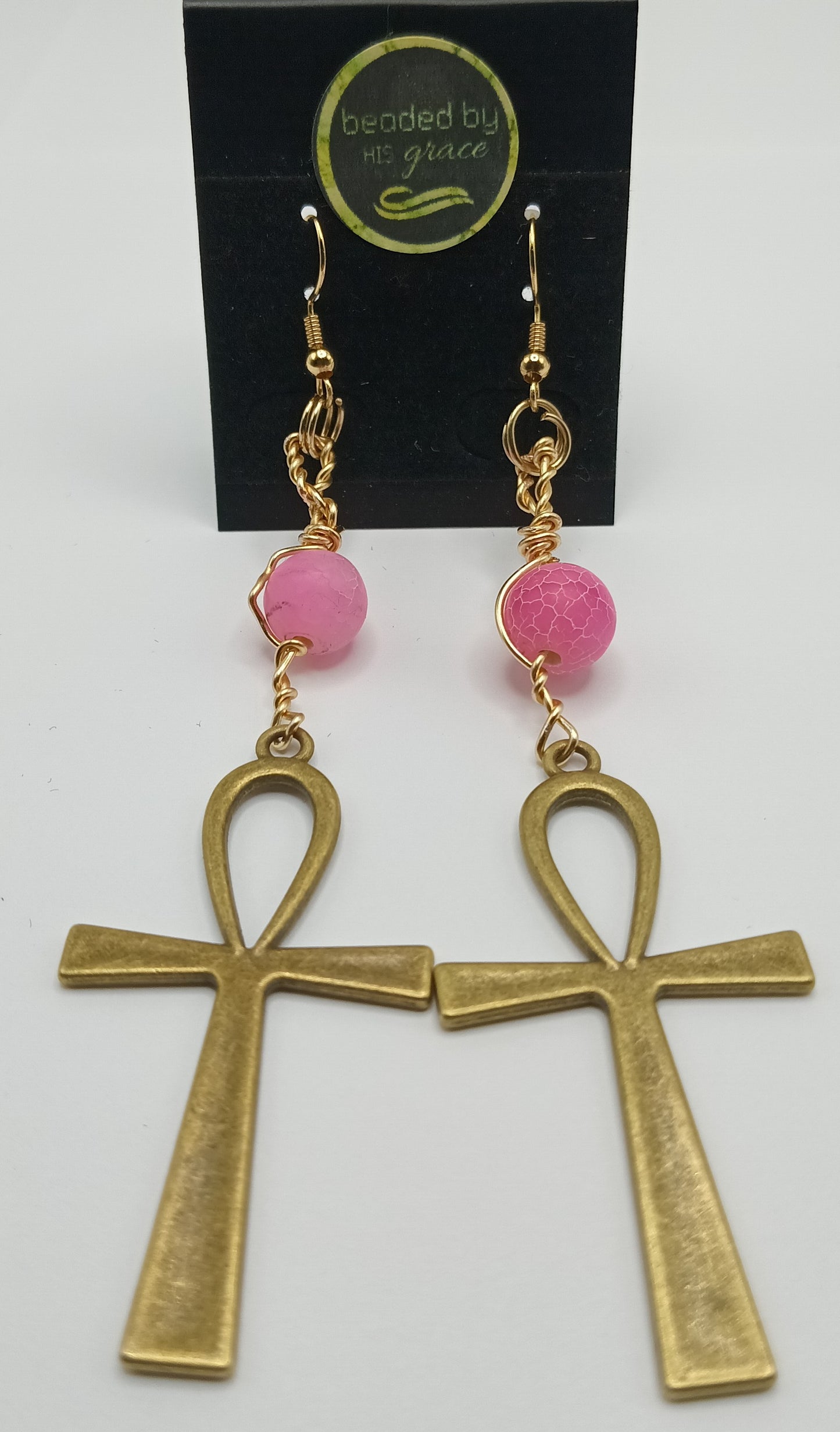 Key To Life Stone Drop Earringz 14