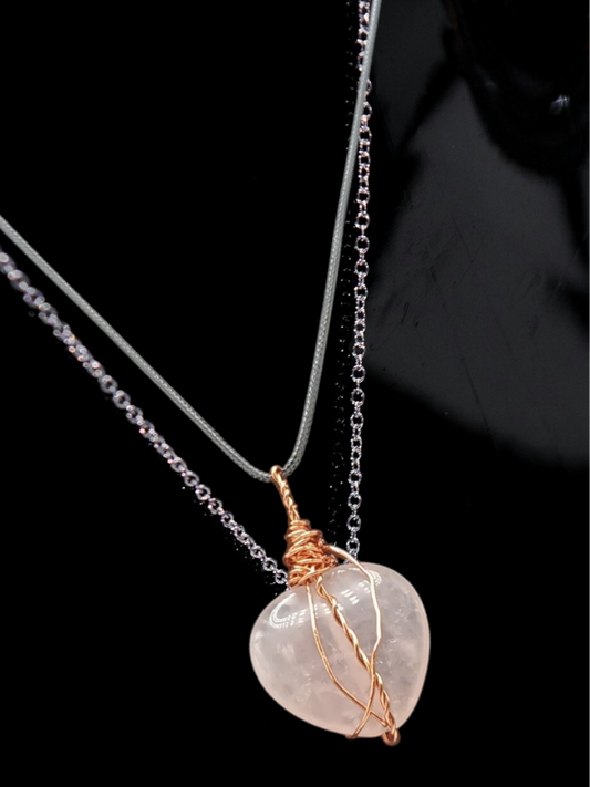 Rose Quartz Pendant 2