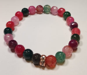 8mm Single Gemstone/Crystal Bracelets