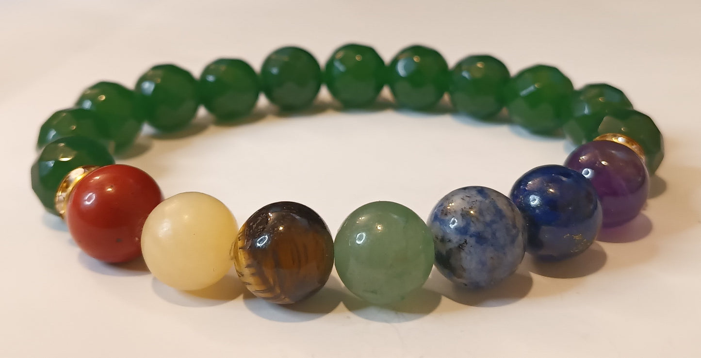 10mm Single Chakra Energy Bracelets
