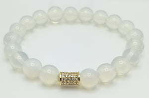 10mm Single Gemstone and Crystal Bracelets