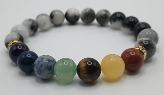 10mm Single Chakra Energy Bracelets