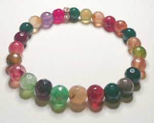 8mm Single Gemstone/Crystal Bracelets