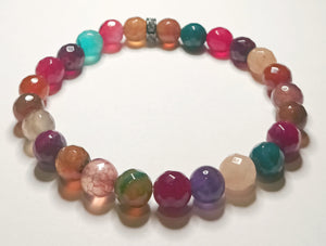 8mm Single Gemstone/Crystal Bracelets