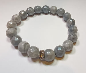 10mm Single Gemstone and Crystal Bracelets