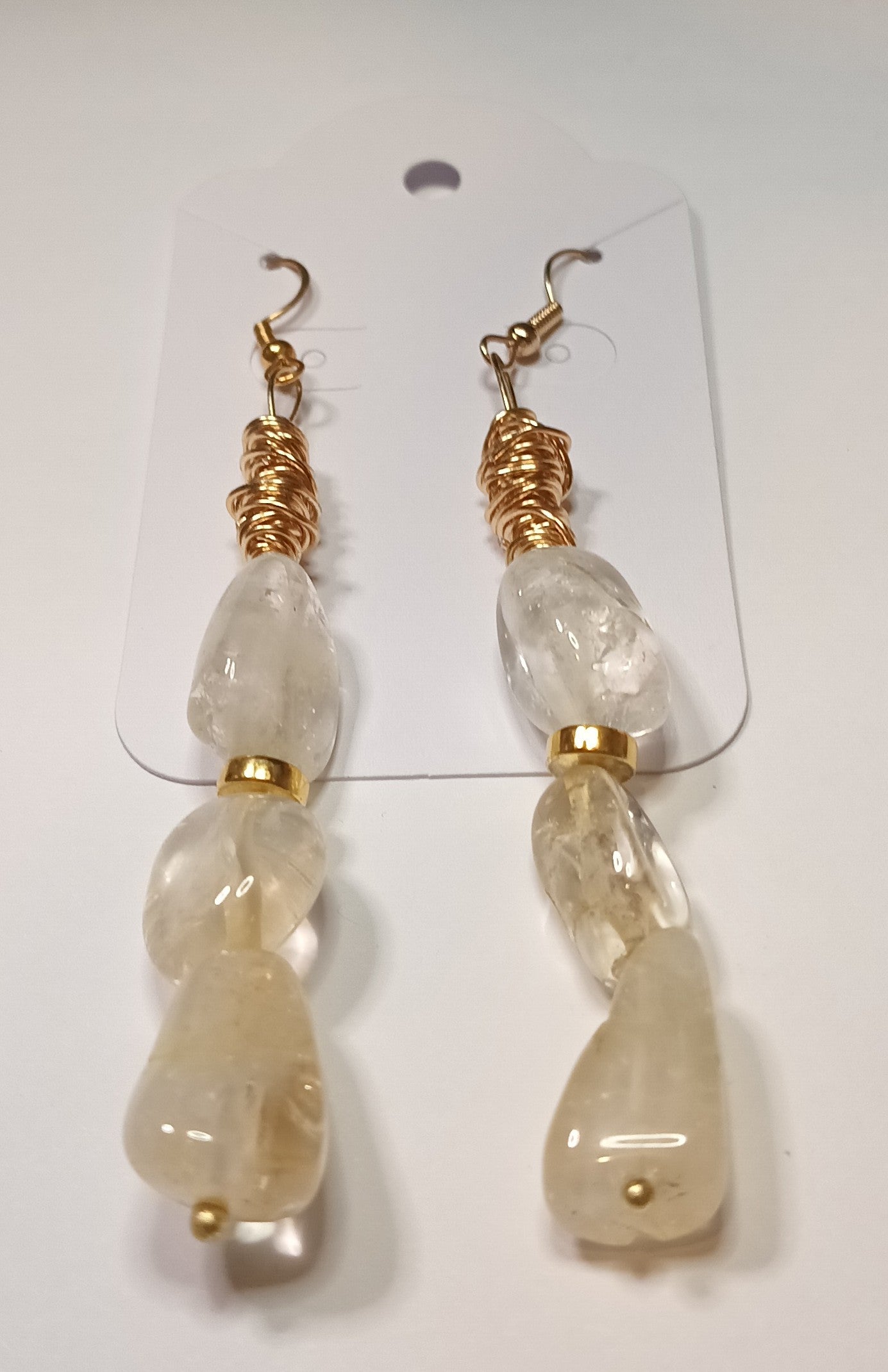 Chunky Stone Drop Earringz