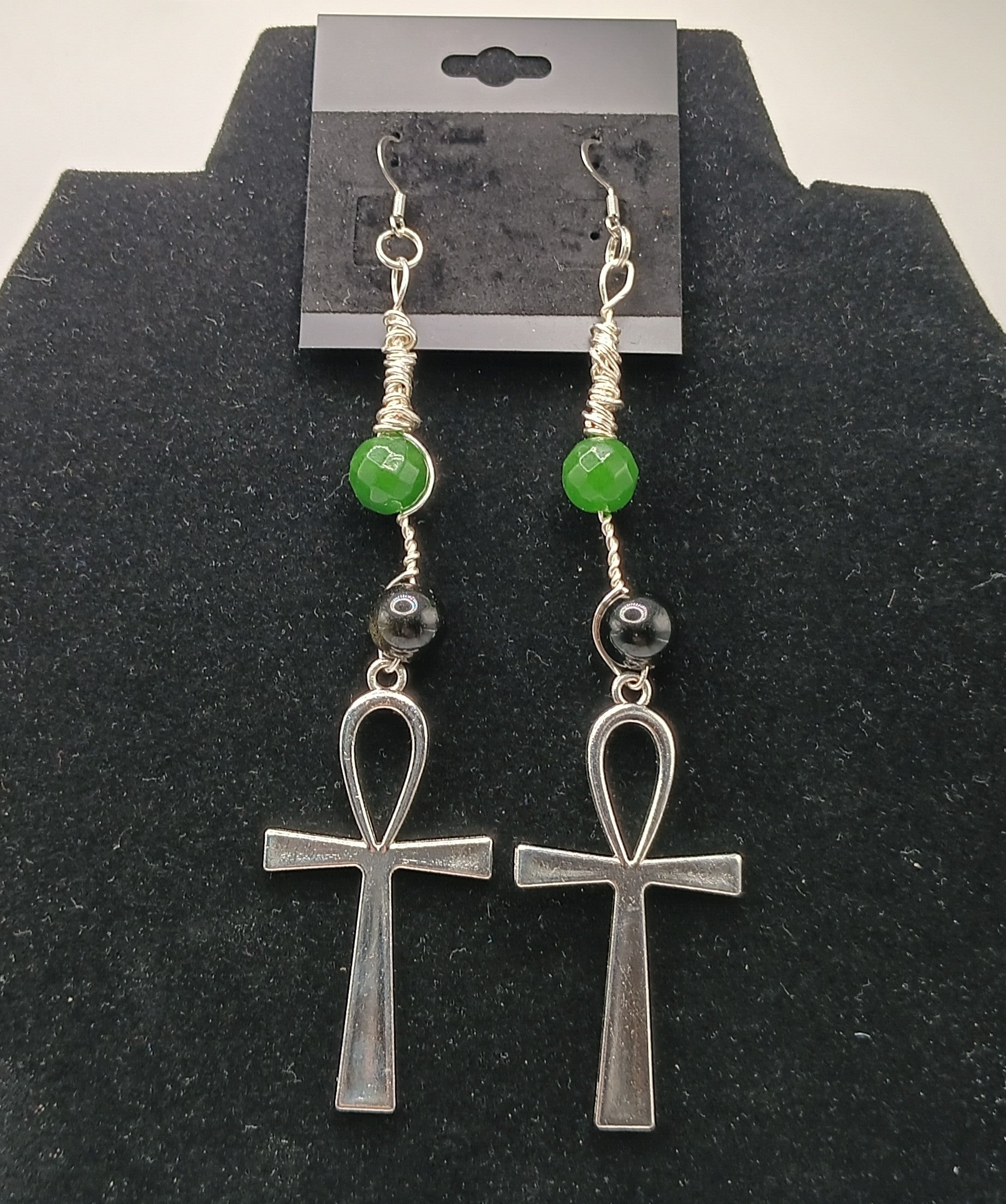 Key To Life Stone Drop Earringz 5