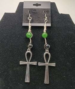 Key To Life Stone Drop Earringz 5