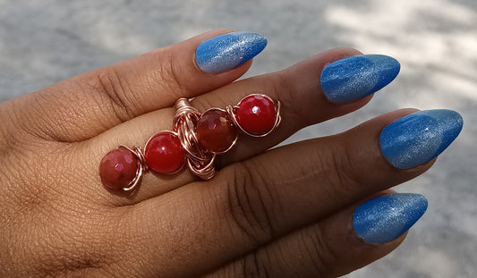 Hot like Fire Infinity Ring