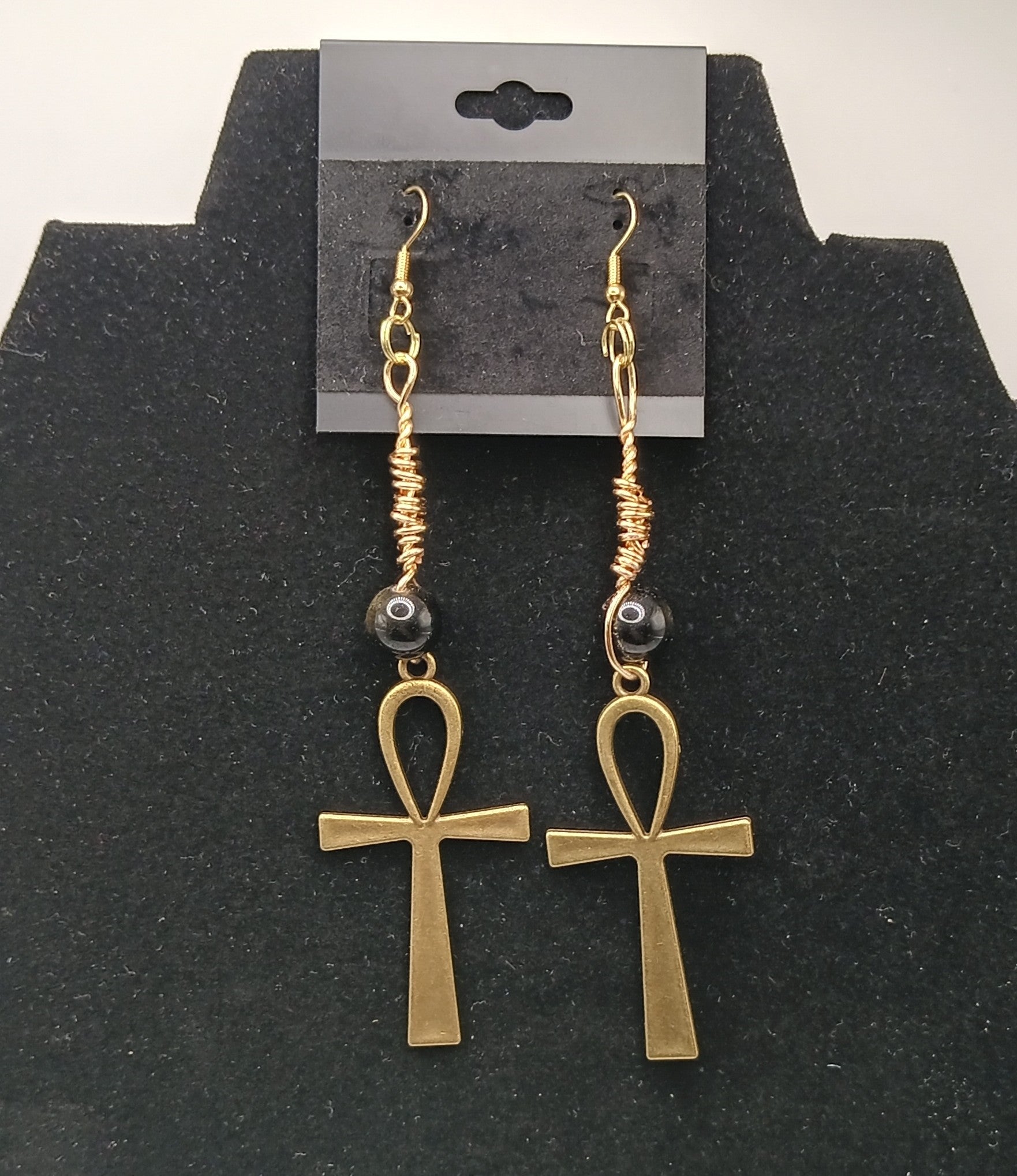 Key To Life Stone Drop Earringz 3