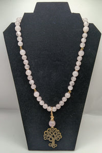 Rose Quartz Tree of Life