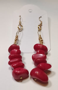 Agate Stone Drop Earringz