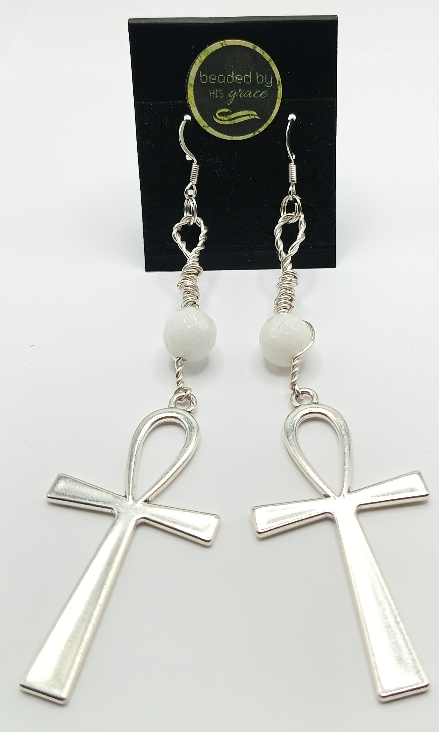 Key To Life Stone Drop Earringz 11