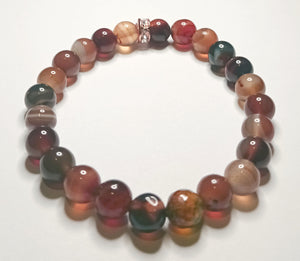 8mm Single Gemstone/Crystal Bracelets