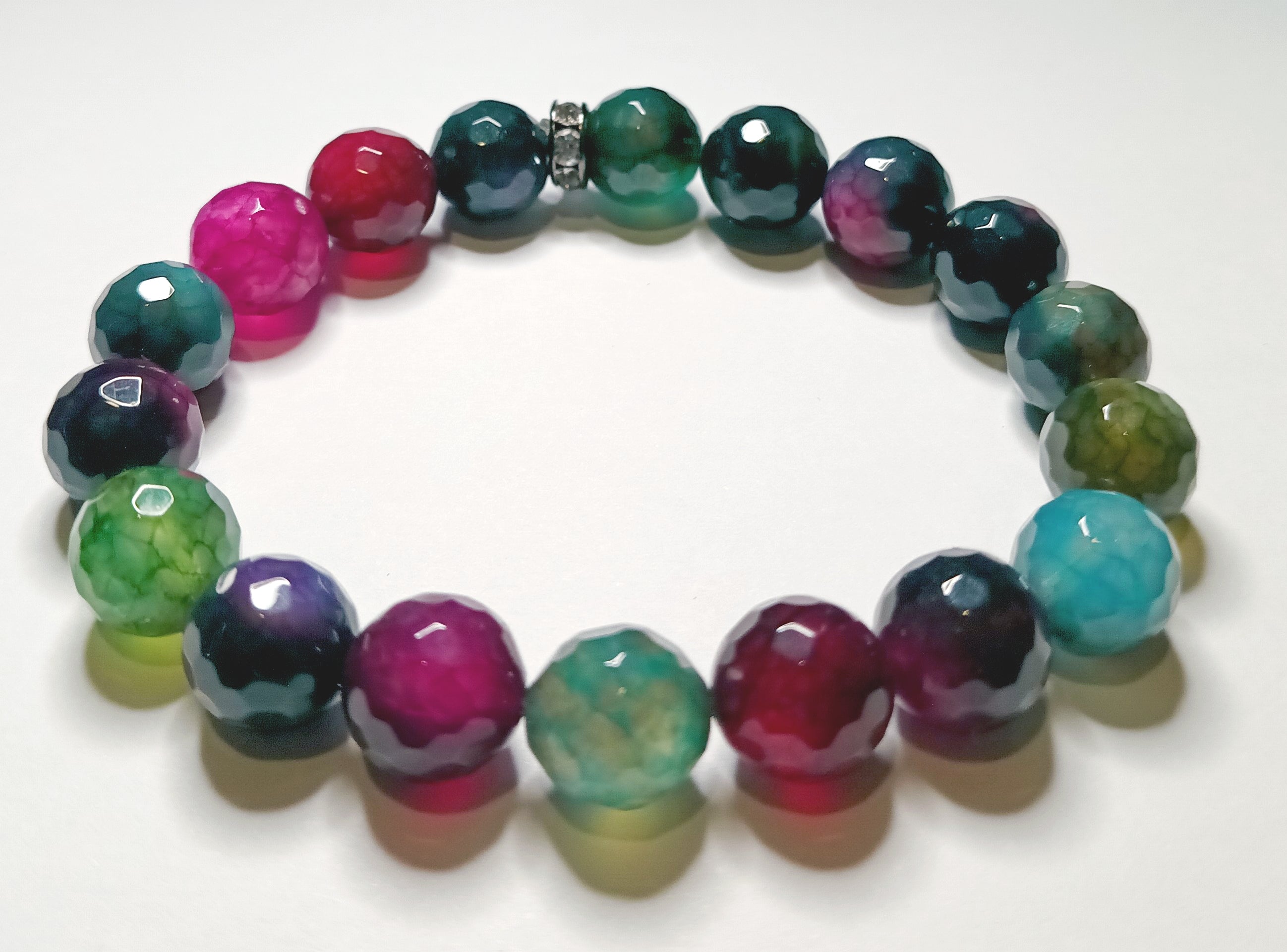 10mm Single Gemstone and Crystal Bracelets