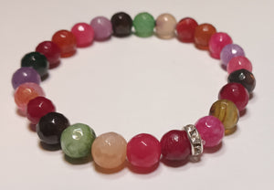 8mm Single Gemstone/Crystal Bracelets