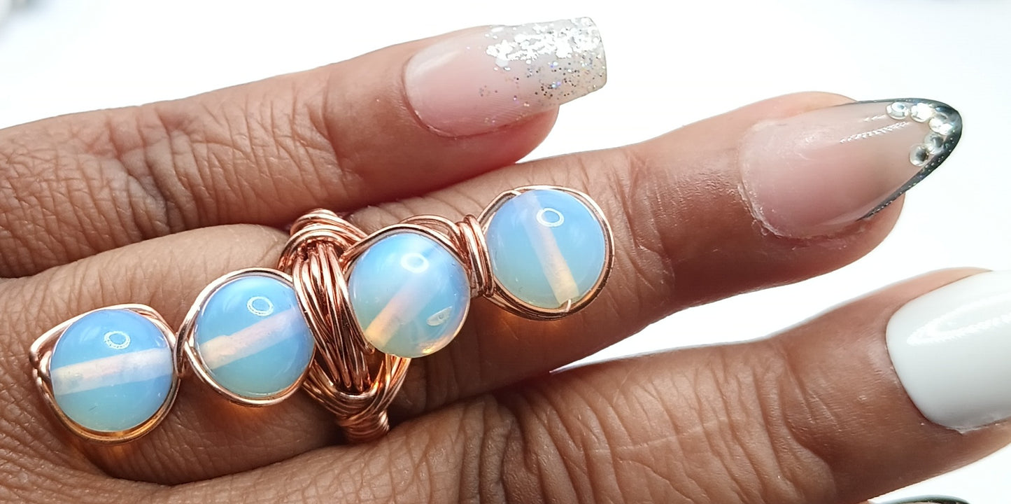 Opal Dreamz Infinity Ring