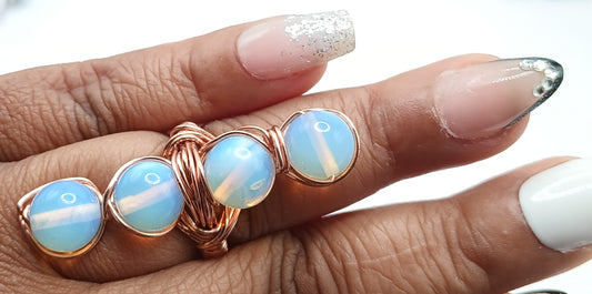 Opal Dreamz Infinity Ring