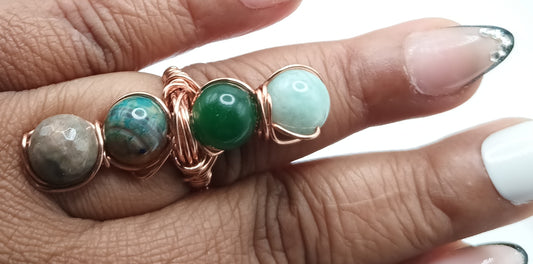 Green Goddess Infinity Ring 2