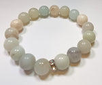 Load image into Gallery viewer, 10mm Single Gemstone and Crystal Bracelets
