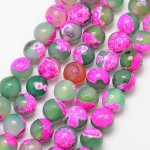 Pink & Green Fire Agate