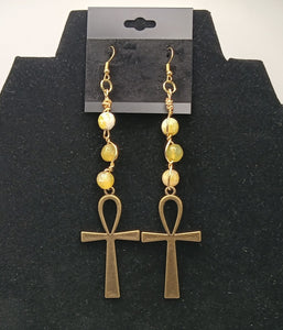 Key To Life Stone Drop Earringz 9