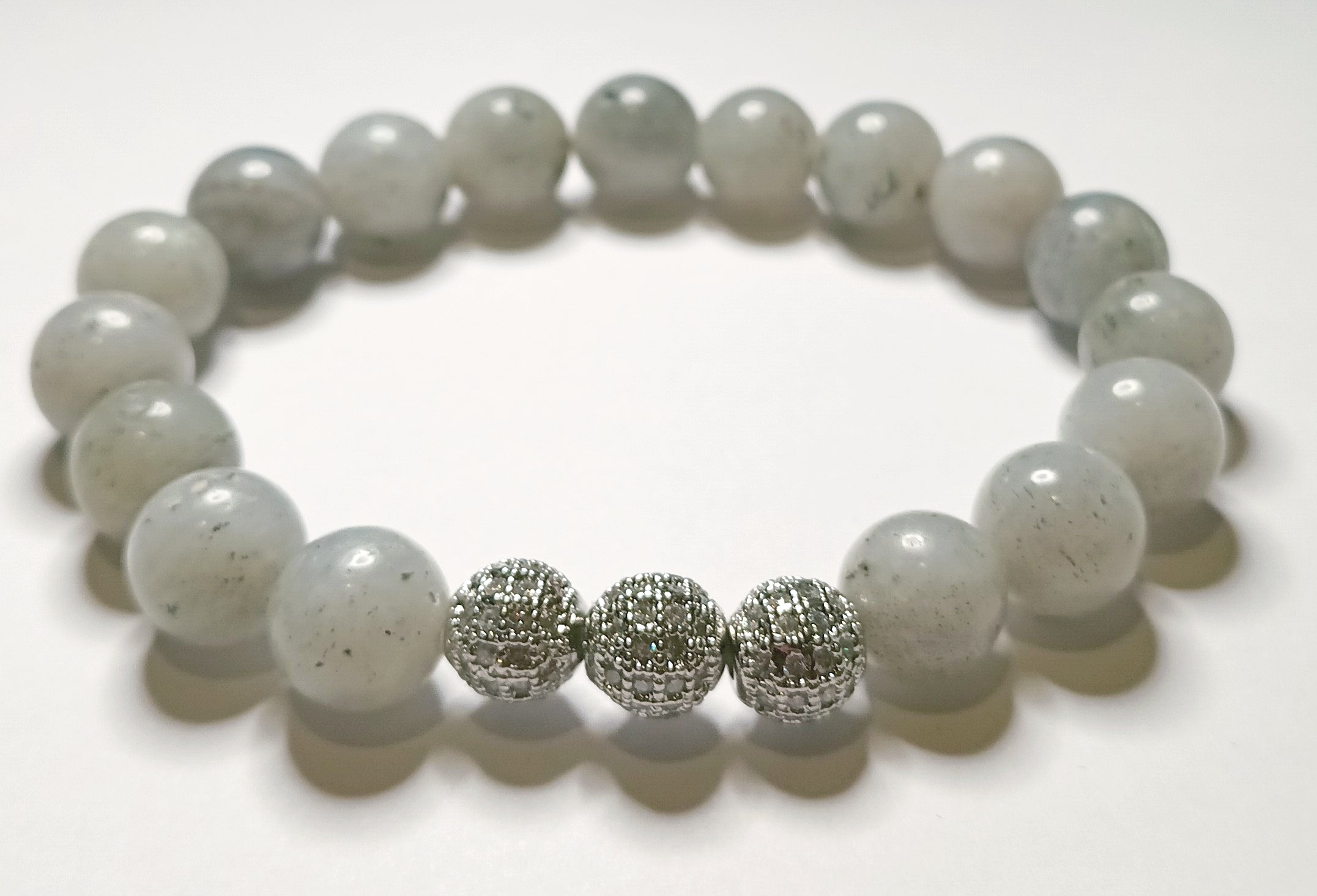 10mm Single Gemstone and Crystal Bracelets