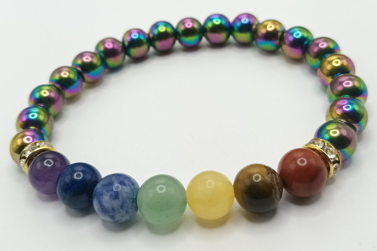 8mm Single Chakra Energy Bracelets 3.0