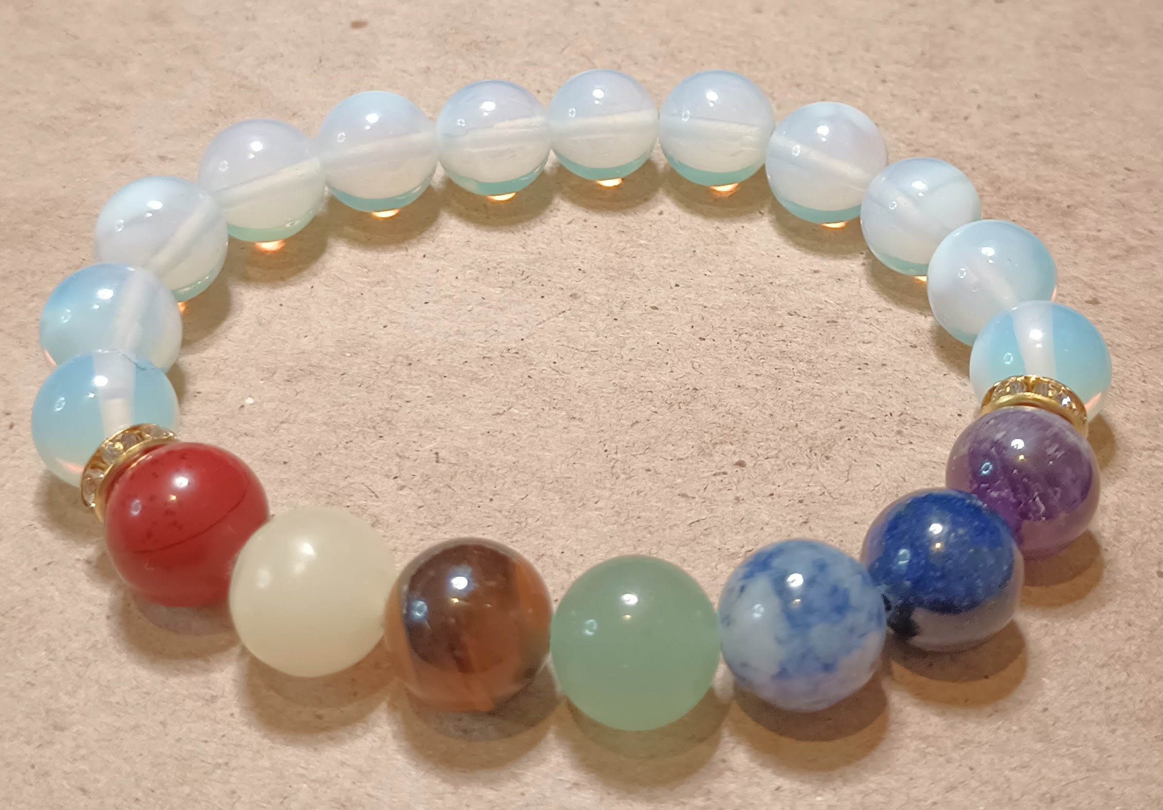 10mm Single Chakra Energy Bracelets