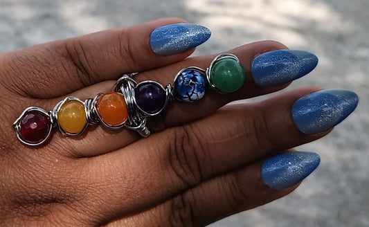 XL Colorblock Infinity Ring