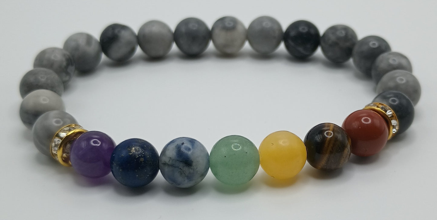 8mm Single Chakra Energy Bracelets 3.0