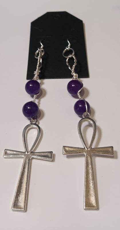 Key To Life Stone Drop Earringz 10