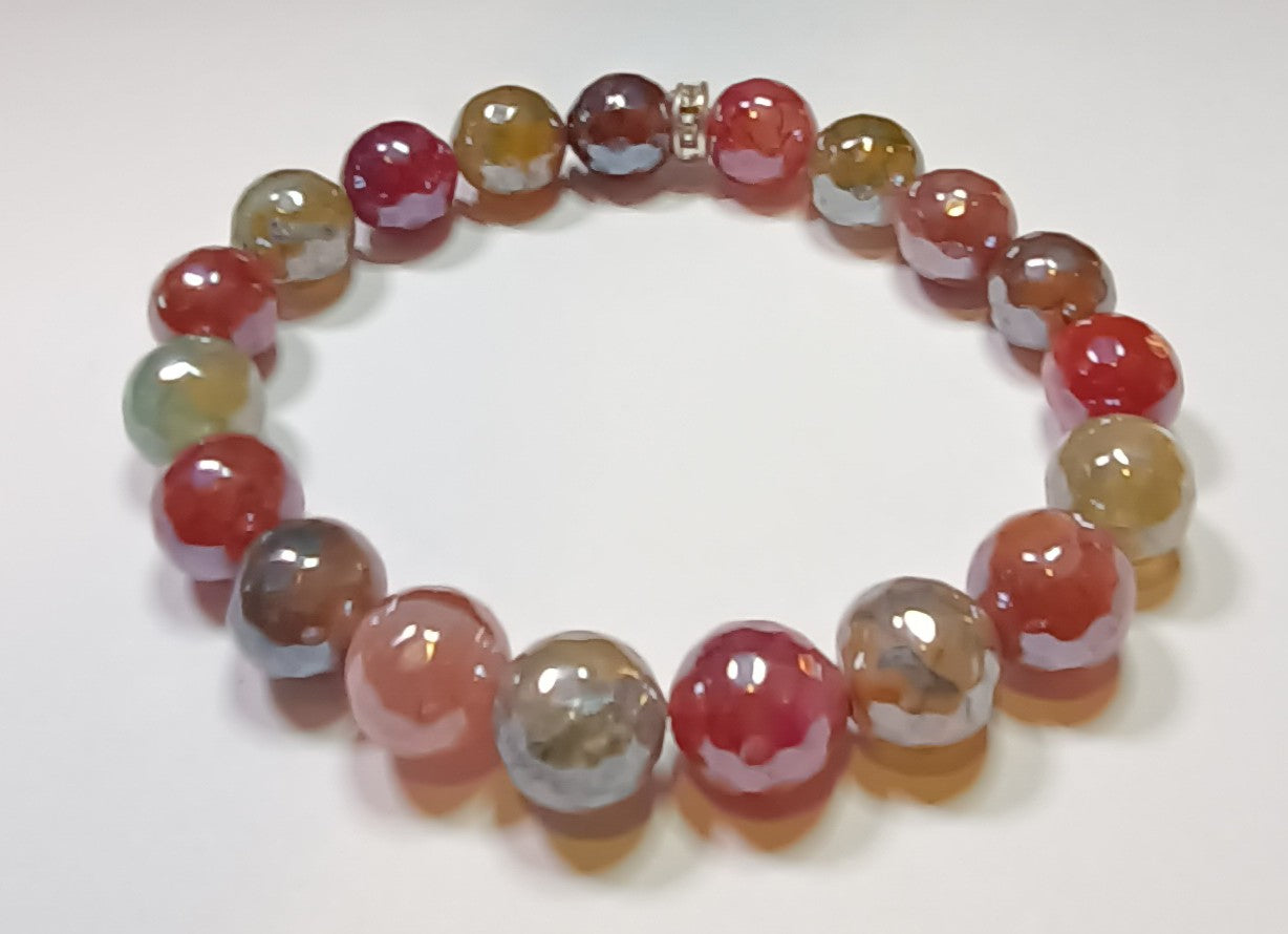 10mm Single Gemstone and Crystal Bracelets