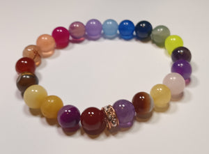 8mm Single Gemstone/Crystal Bracelets