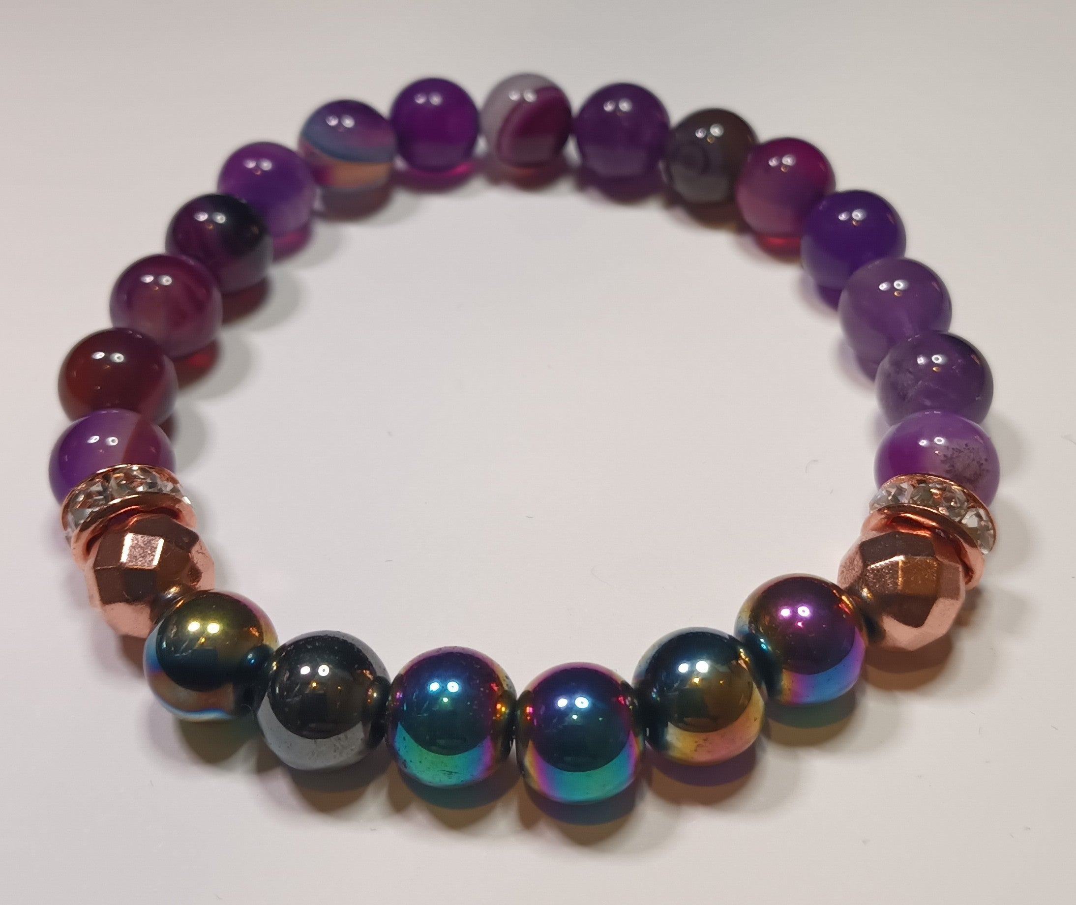 8mm Single Gemstone/Crystal Bracelets