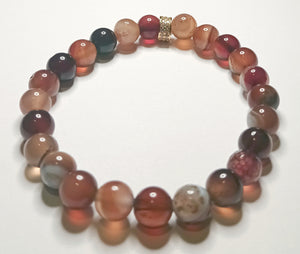 8mm Single Gemstone/Crystal Bracelets