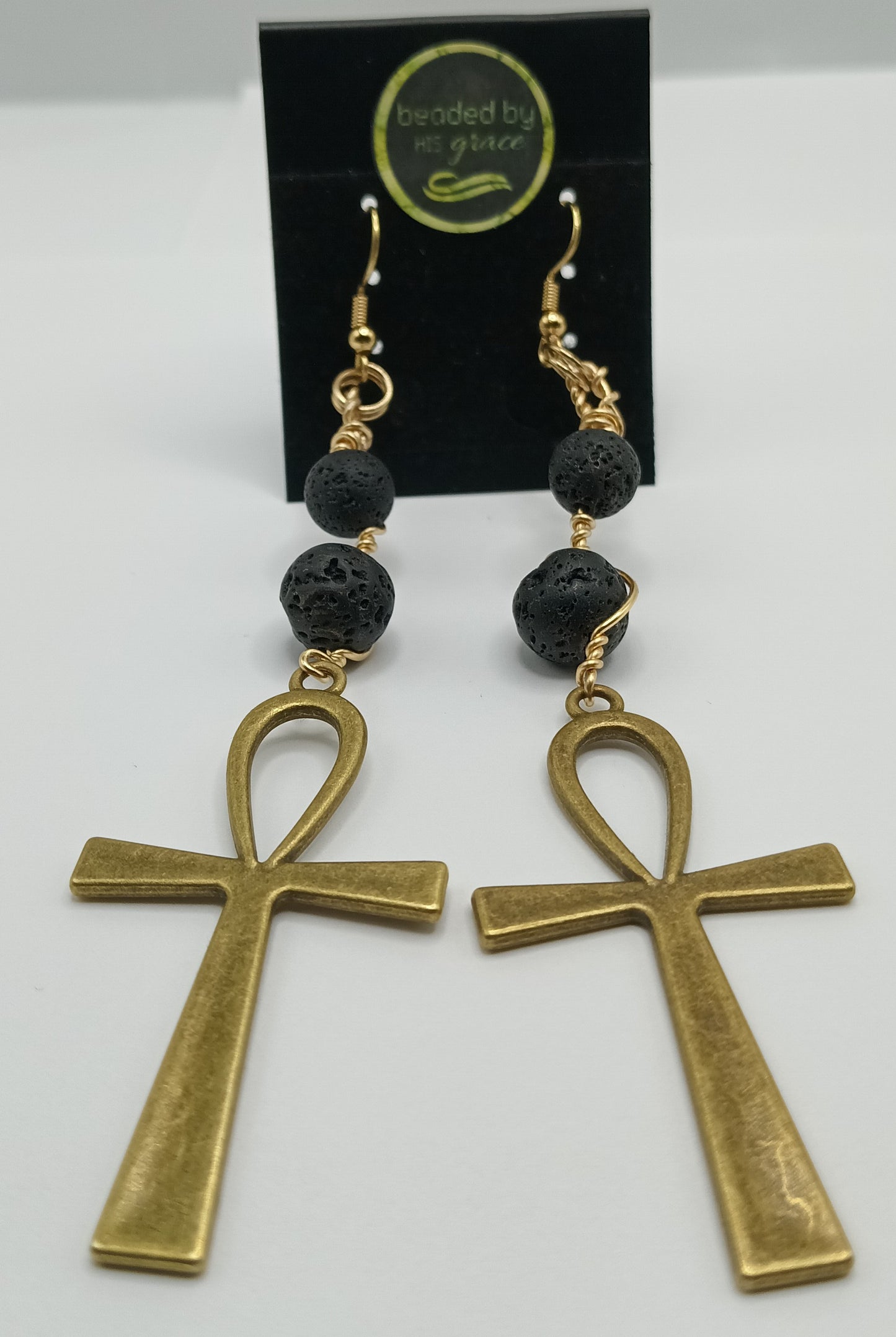 Key To Life Stone Drop Earringz 13