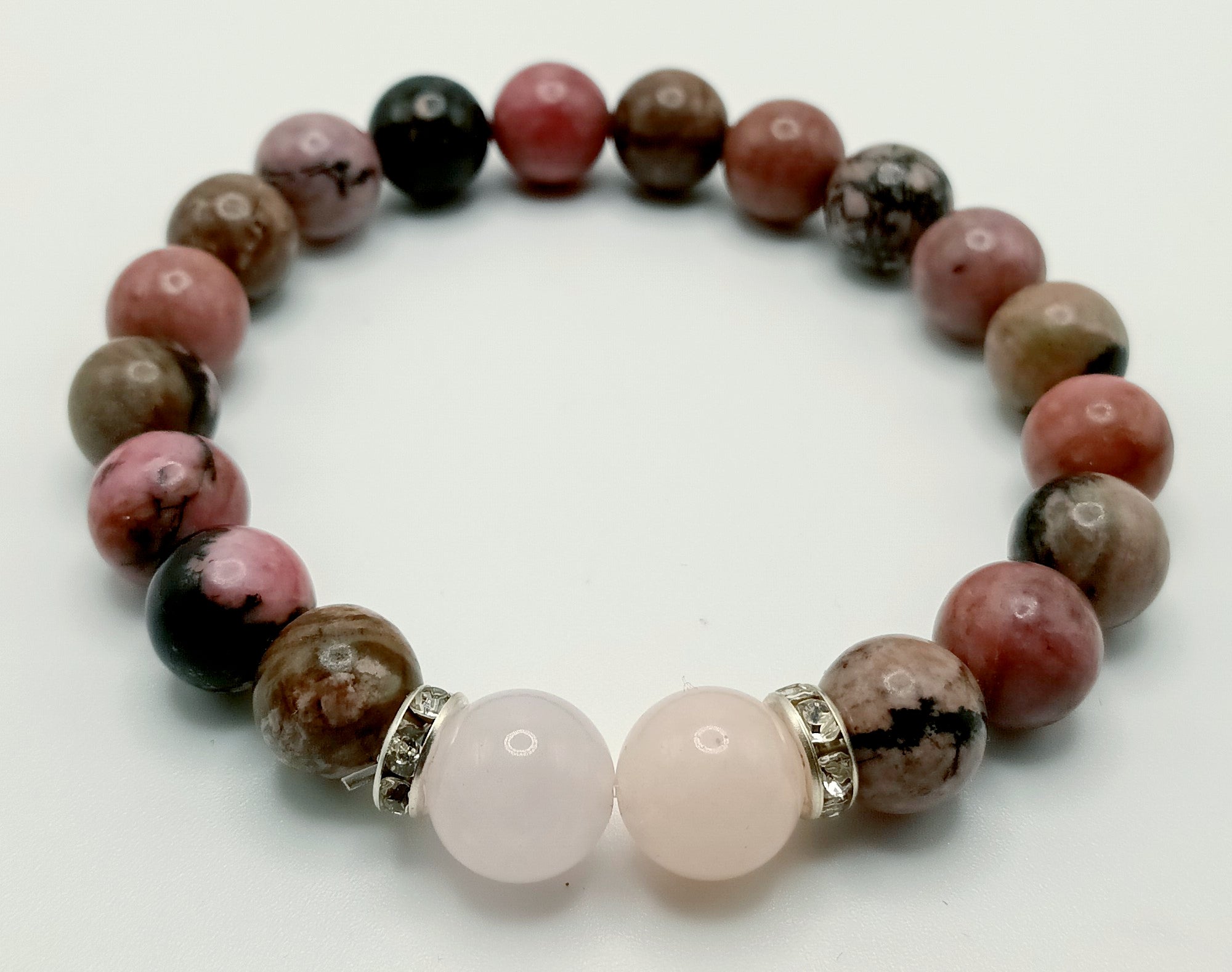 10mm Single Gemstone and Crystal Bracelets