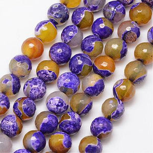 Purple & Green Fire Agate