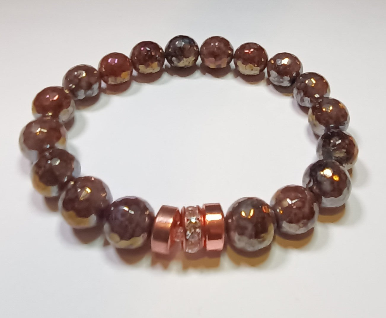 10mm Single Gemstone and Crystal Bracelets