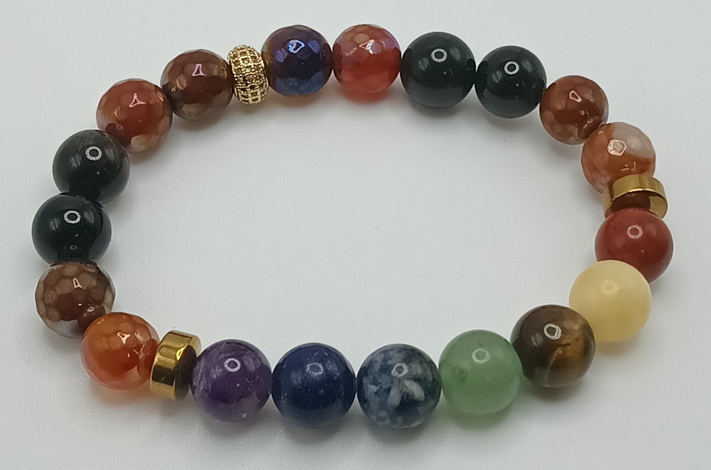 10mm Single Chakra Energy Bracelets