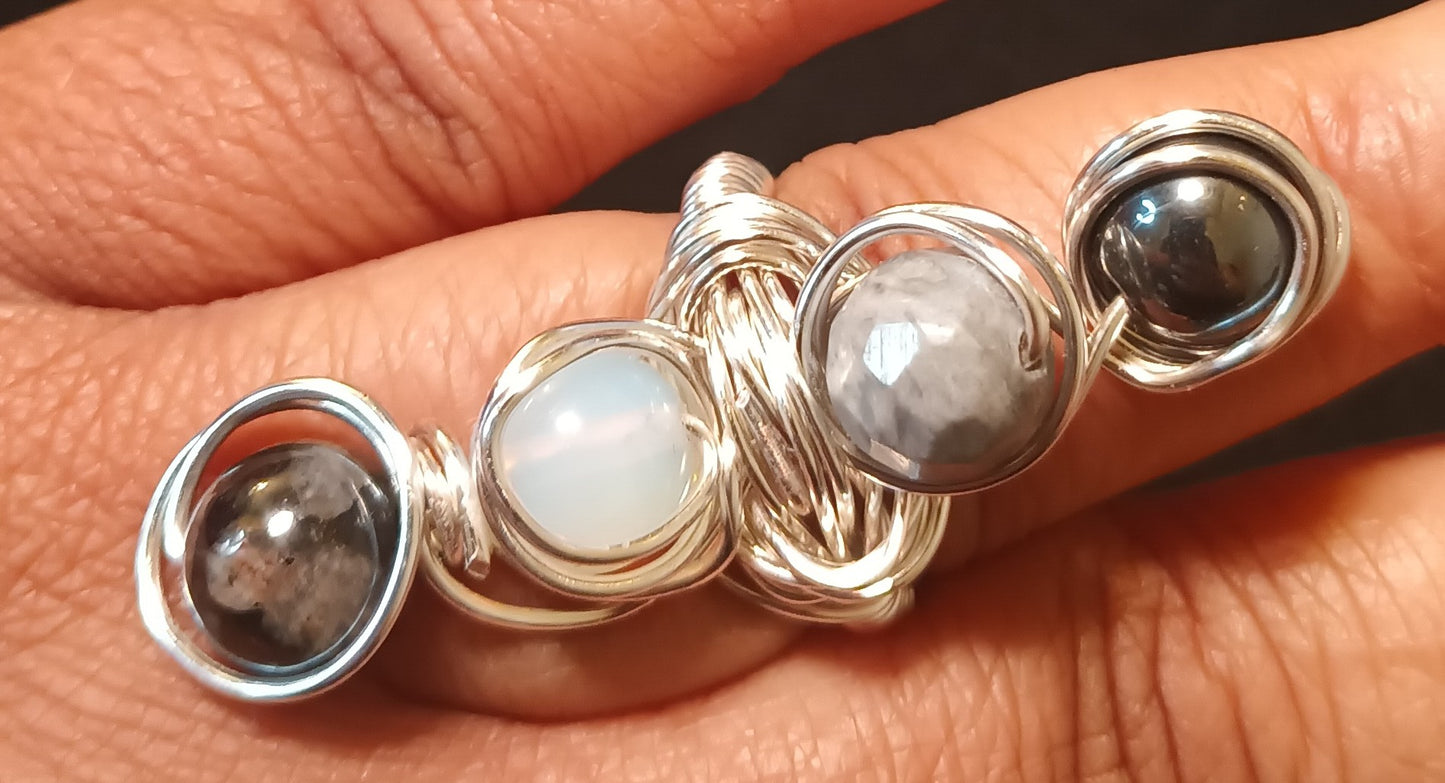 Slate  Vibes Infinity Ring 2