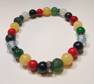 8mm Single Gemstone/Crystal Bracelets