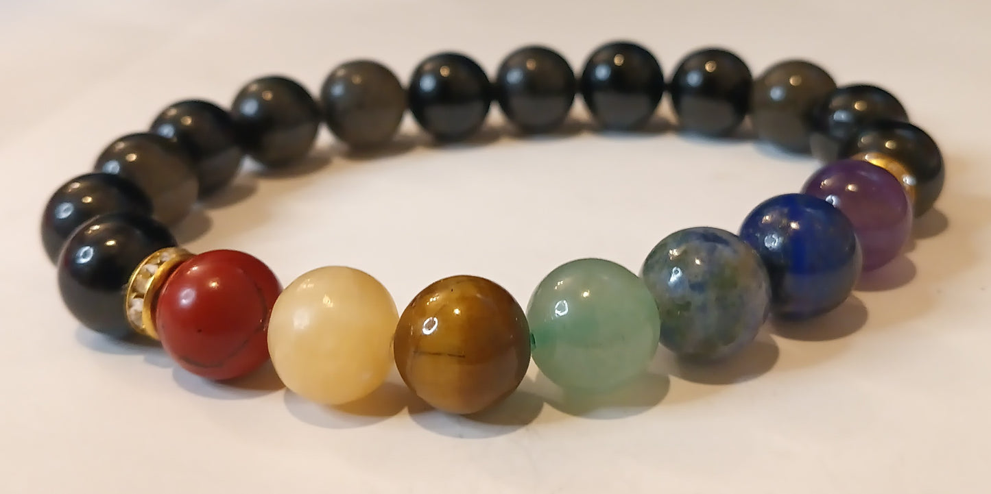 10mm Single Chakra Energy Bracelets