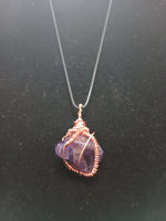 Load image into Gallery viewer, Amethyst &amp; Copper Pendant
