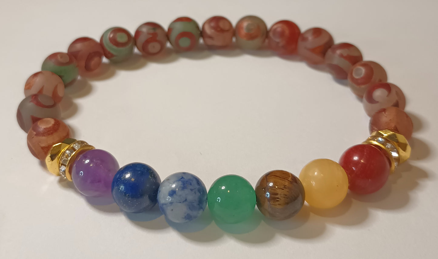 8mm Single Chakra Energy Bracelets 3.0