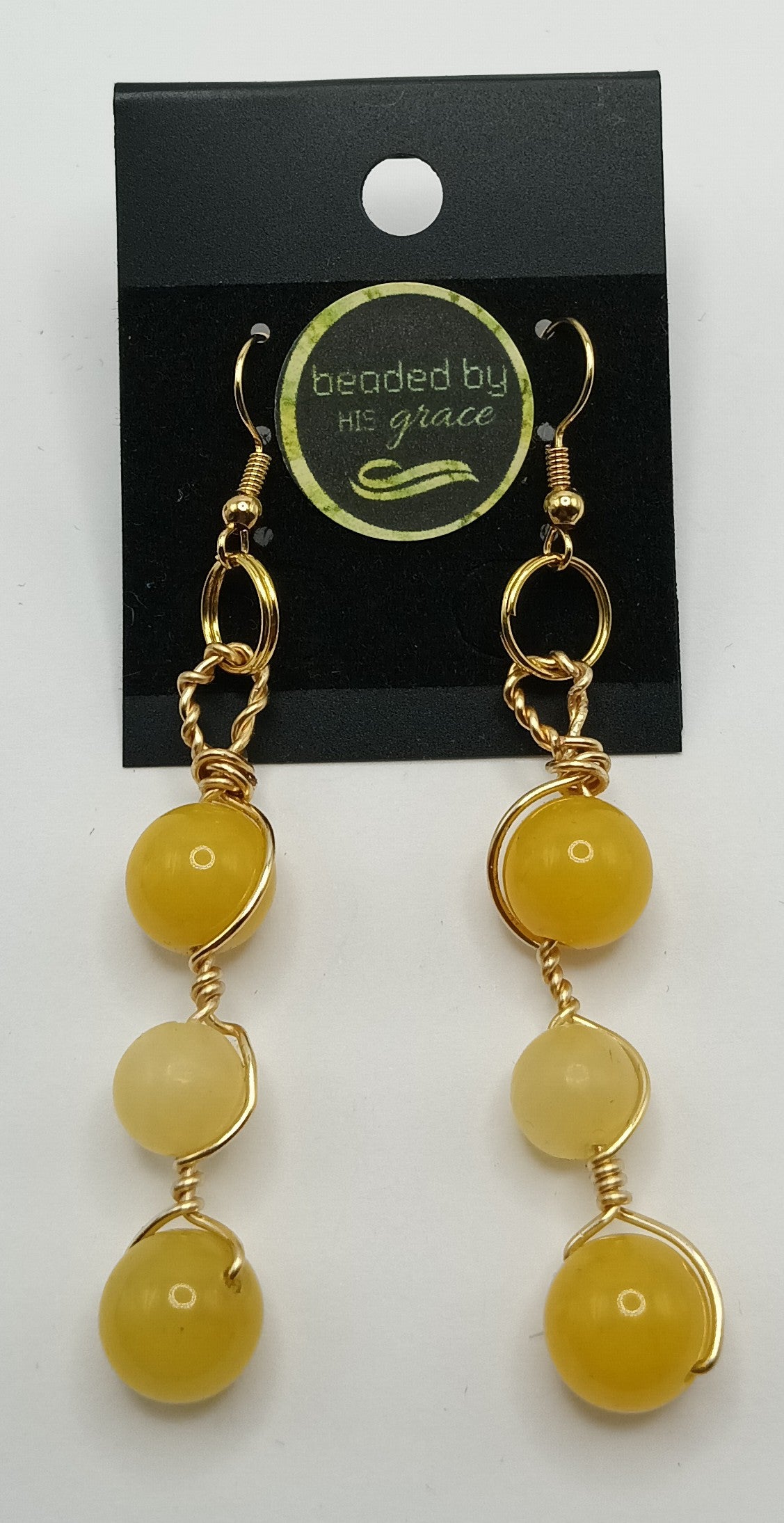 Wire Stone Drop Earringz 10