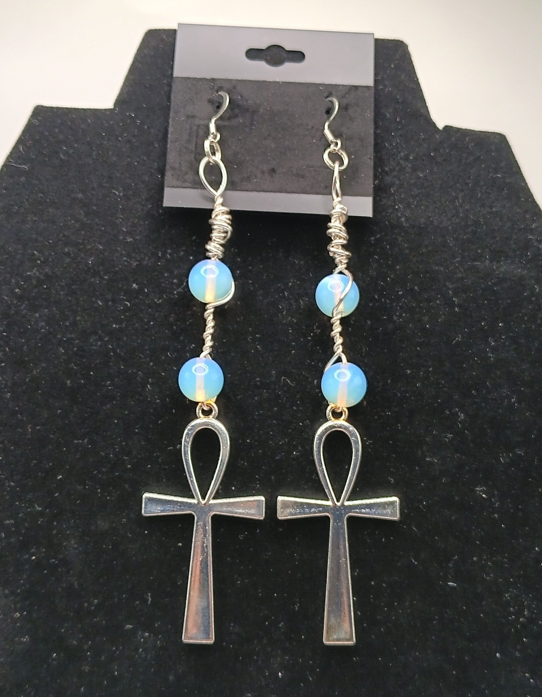 Key To Life Stone Drop Earringz 4