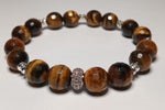 Load image into Gallery viewer, 10mm Single Gemstone and Crystal Bracelets
